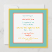 Aangepaste online Collage afdruk geboortedag (Achterkant)