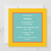 Aangepaste online Collage afdruk geboortedag (Achterkant)