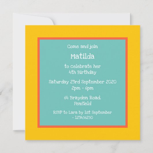 Aangepaste online Collage afdruk geboortedag (Achterkant)