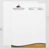 Aangepaste onroerend goed briefhoofd V4 Herziene v (Voorkant / Achterkant)