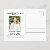 Aangepaste onroerend goed Halloween Marketing Prom Feestdagenkaart (Achterkant)