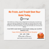 Aangepaste onroerend goed Halloween Marketing Prom Feestdagenkaart (Voorkant)