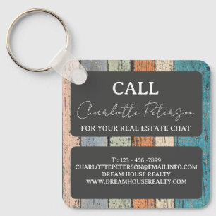 Aangepaste onroerend goed makelaar Realtor Promoti Sleutelhanger
