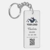 Aangepaste onroerend goed Sleutelhangers (Voorkant Links)