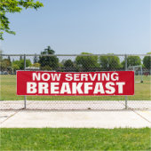 Aangepaste ontbijtbanner spandoek (Insitu)