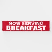 Aangepaste ontbijtbanner spandoek (Horizontaal)