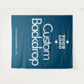 Aangepaste ontwerp achtergrond // Uw logo hier Wandkleed (Voorkant (horizontaal))