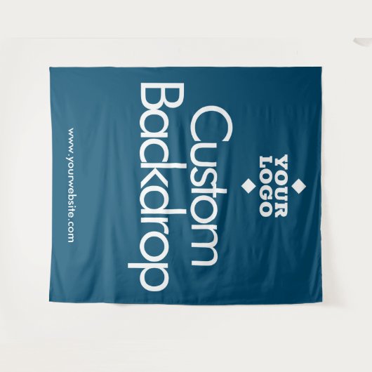 Aangepaste ontwerp achtergrond // Uw logo hier Wandkleed (Voorkant (horizontaal))