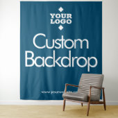 Aangepaste ontwerp achtergrond // Uw logo hier Wandkleed (In situ)