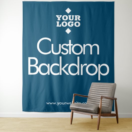 Aangepaste ontwerp achtergrond // Uw logo hier Wandkleed (In situ)
