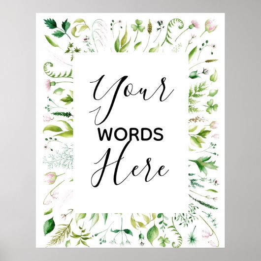 aangepaste ontwerp eigen trouwbord poster (Voorkant)