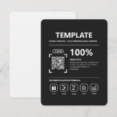 Aangepaste ontwerp sjabloon | Volledig personalise (Voorkant / Achterkant)