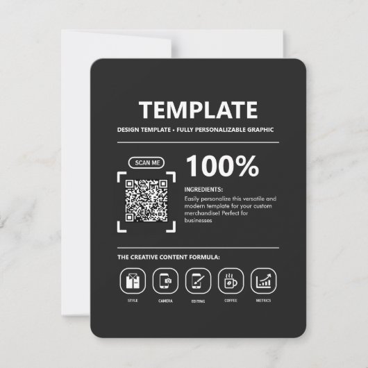 Aangepaste ontwerp sjabloon | Volledig personalise (Voorkant)