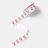 Aangepaste ontwerpblokken voor Bourgogne Awareness Grosgrain Lint (Achterkant)