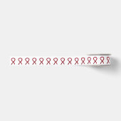 Aangepaste ontwerpblokken voor Bourgogne Awareness Grosgrain Lint (Voorkant)