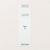 Aangepaste ontwerpen Gevouwen Tent Oorbel Display Visitekaartje (Buitenkant ongevouwen)