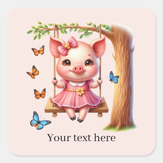 Aangepaste ontwerpen voor liefhebbers van cute var vierkante sticker (Voorkant)