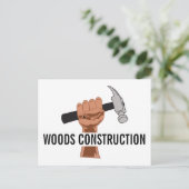 Aangepaste ontwerper/constructie briefkaart (Staand voorkant)