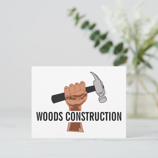 Aangepaste ontwerper/constructie briefkaart (Staand voorkant)