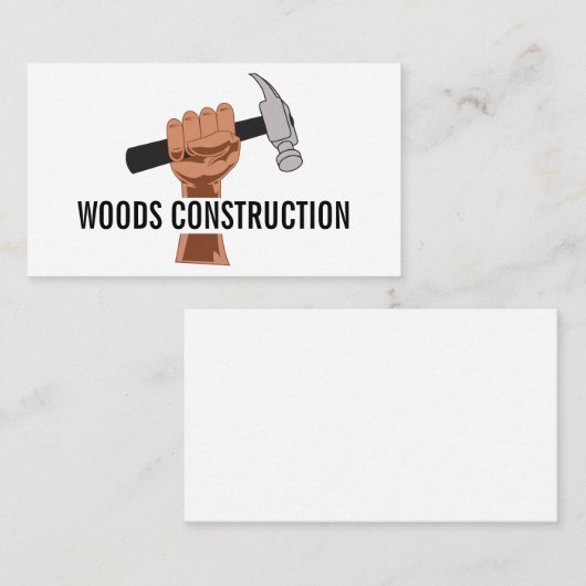 Aangepaste ontwerper/constructie visitekaartje (Voorkant / Achterkant)