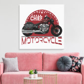 Aangepaste ontwerper kleding en Accessoires SUPER  Canvas Afdruk (Insitu (Woonkamer))