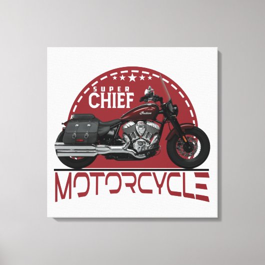 Aangepaste ontwerper kleding en Accessoires SUPER  Canvas Afdruk (Voorkant)