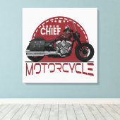 Aangepaste ontwerper kleding en Accessoires SUPER  Canvas Afdruk (Insitu (Houten vloer))