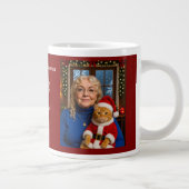 Aangepaste Onze Beste Kerstmis ,Kat Foto Speciale Grote Koffiekop (Rechts)