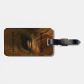 Aangepaste oogdruppelspieren bagagelabel (Achterkant horizontaal)