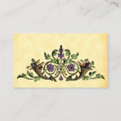 Aangepaste Oogst Cornucopia Tafel Kaart Sjabloon Plaatskaartje (Achterkant)