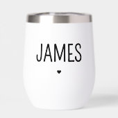 Aangepaste oom Est. Moderne penseelscripttypografi (Achterkant)