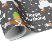 Aangepaste Oompa Loompa Happy Birthday Cadeaupapier (Rol Hoek)