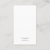 Aangepaste oorbel sieraden display Kaart Afsprakenkaartje (Achterkant)