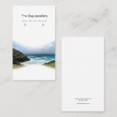 Aangepaste oorbel sieraden display Kaart Afsprakenkaartje (Voorkant / Achterkant)