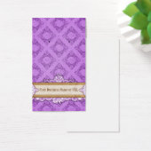 Aangepaste Oorsprongskaarten Paarse  DisplayCard Visitekaartjes (Bureau)