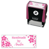 Aangepaste oosterse bloem gemaakt met liefde  zelfinktende stempel (In situ)