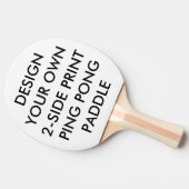 Aangepaste, op maat gemaakte 2-zijdig pingpongaddl tafeltennisbatje (Zijkant)