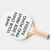 Aangepaste, op maat gemaakte 2-zijdig pingpongaddl tafeltennisbatje (Zijkant)