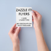 Aangepaste, op maat gemaakte 4,5 x 5,6-inch brochu flyer (Hand)