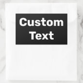 Aangepaste / op maat gemaakte / Gepersonaliseerd n Rechthoekige Sticker (Tas)