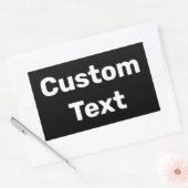 Aangepaste / op maat gemaakte / Gepersonaliseerd n Rechthoekige Sticker (Envelop)