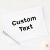 Aangepaste / op maat gemaakte / Gepersonaliseerd n Rechthoekige Sticker (Envelop)