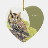 Aangepaste, op schroefdraad gebaseerde Waterverf Keramisch Ornament (Achterkant)