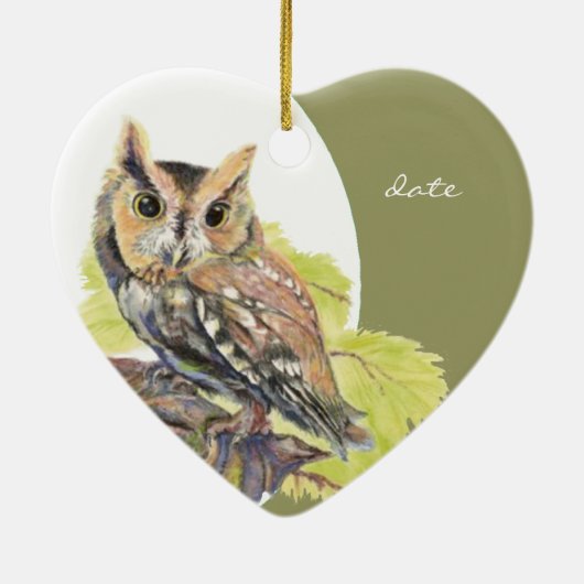 Aangepaste, op schroefdraad gebaseerde Waterverf Keramisch Ornament (Achterkant)