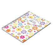 Aangepaste, op spiraalvormige basis geplaatste not notitieboek (Linkerzijde)