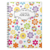 Aangepaste, op spiraalvormige basis geplaatste not notitieboek (Voorkant)