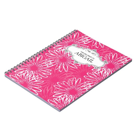 Aangepaste, op spiraalvormige basis geplaatste not notitieboek (Linkerzijde)