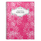 Aangepaste, op spiraalvormige basis geplaatste not notitieboek (Voorkant)