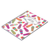 Aangepaste, op spiraalvormige basis geplaatste not notitieboek (Linkerzijde)