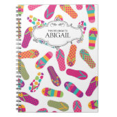 Aangepaste, op spiraalvormige basis geplaatste not notitieboek (Voorkant)